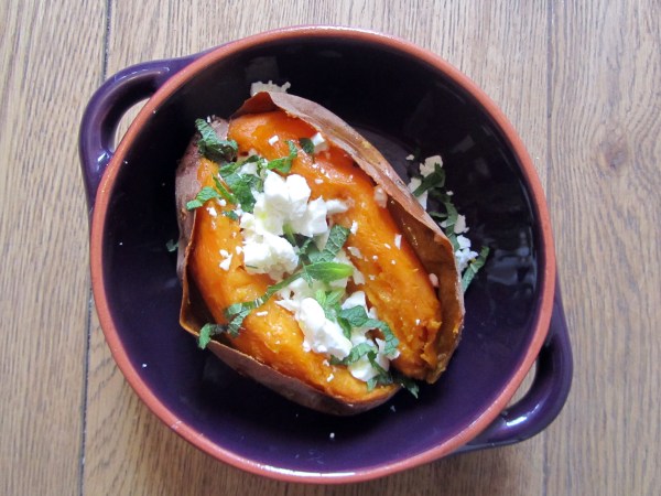 Healthy Foodie Baby_Sweet potato with feta and mint