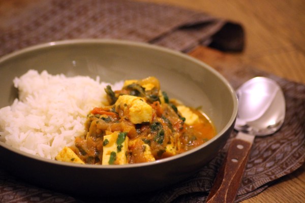 Baby friendly curry with paneer and spinach @healthyfoodiebaby2