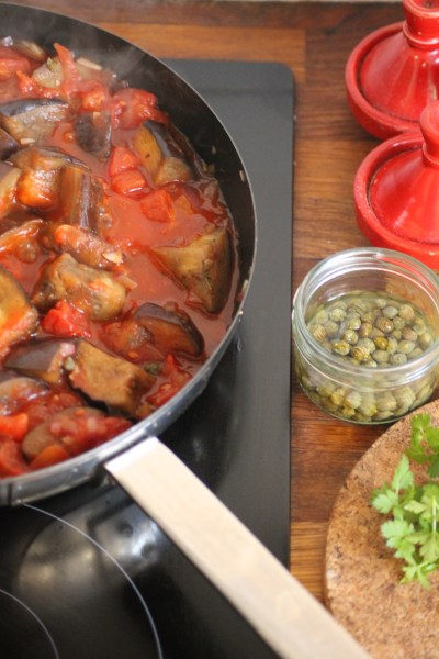Caponata Aubergine Stew@ healthyfoodiebaby.com