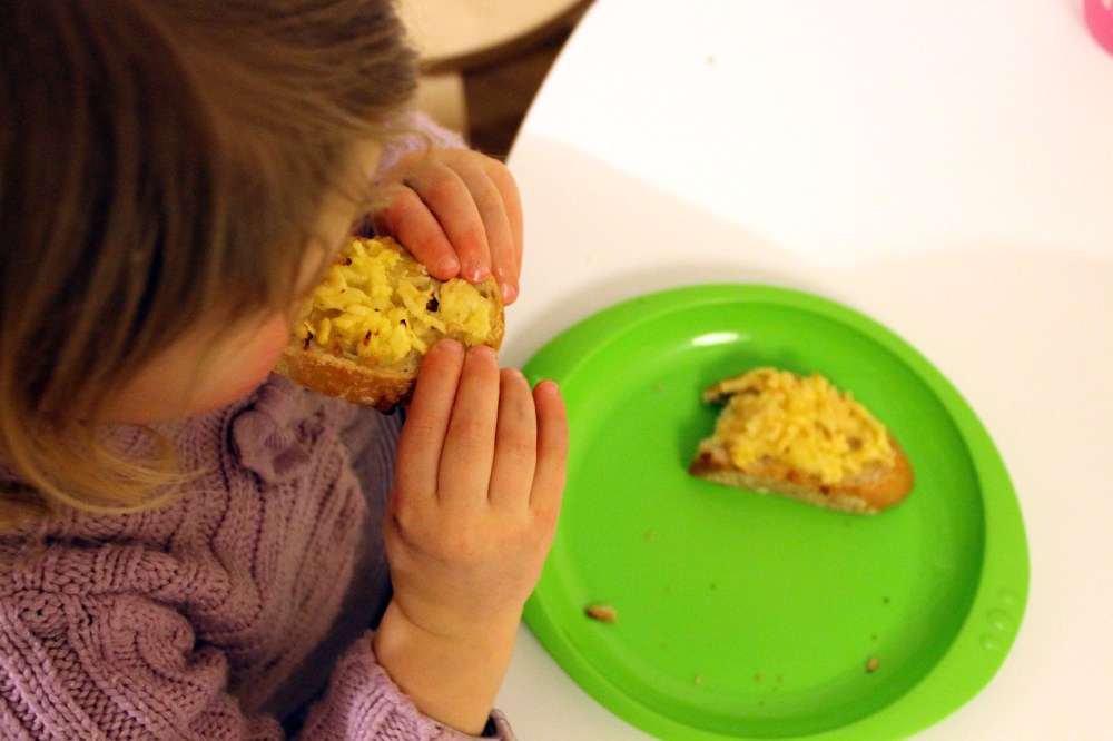 Apple& cheese on toast @ healthyfoodiebaby