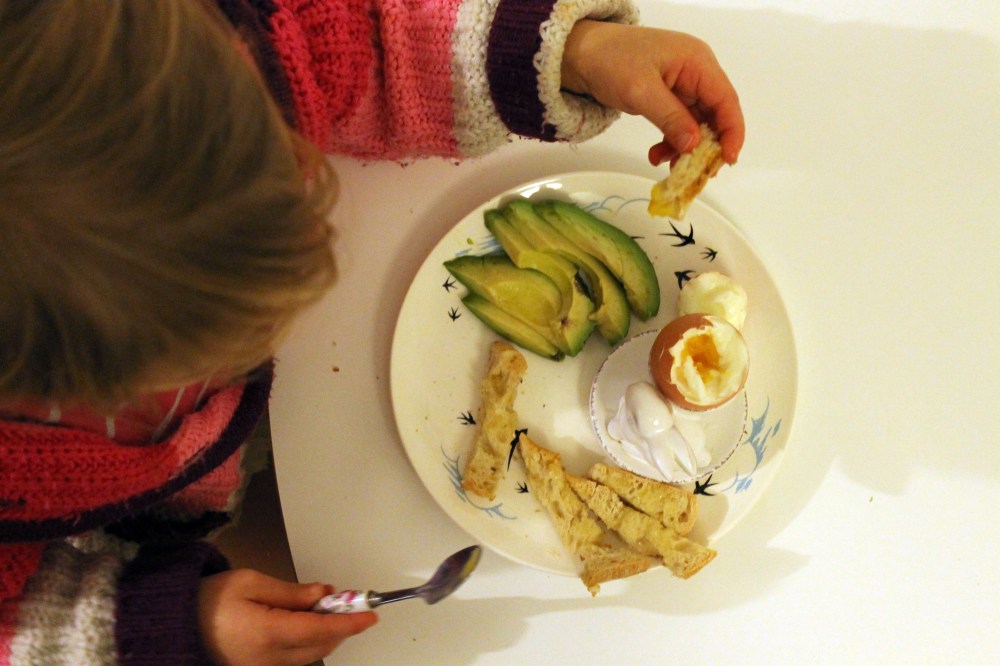 Egg soldiers & Avocado @ healthyfoodiebaby