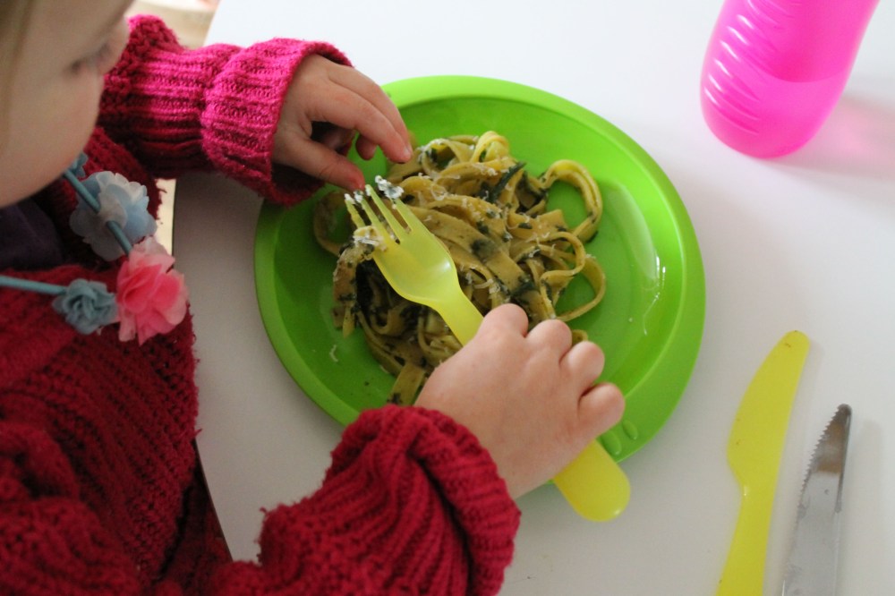 Fresh Pasta & Pesto @ healthyfoodiebaby