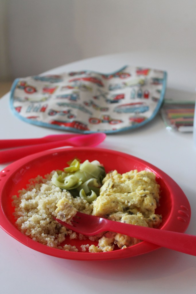 Omelette & Quinoa @ healthyfoodiebaby