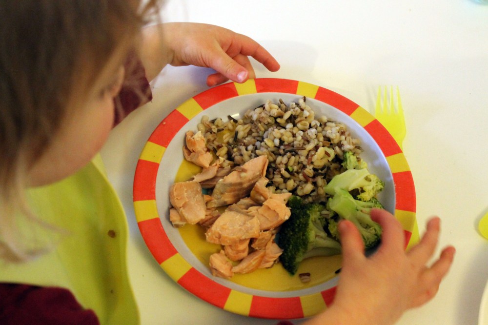 Quick Seven grain & salmon @ healthyfoodiebaby